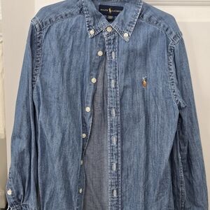 Ralph Lauren Indigo Denim Button-Up